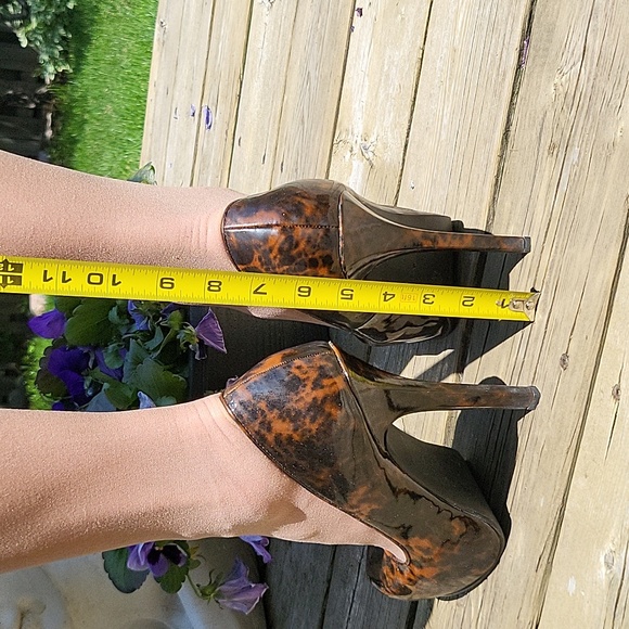 Tortoiseshell Stilettos! Faux-Patent, Super Sexy and Shiny, 7 - Picture 7 of 11